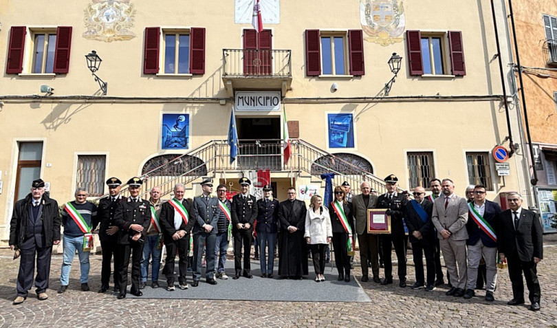 Vignale: cittadinanza onoraria all'Arma dei Carabinieri